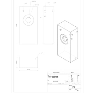 Serbatoio rigido neutro acqua tanica da campeggio e nautica 64 lt