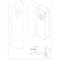 Serbatoio rigido neutro acqua tanica da campeggio e nautica 93 lt