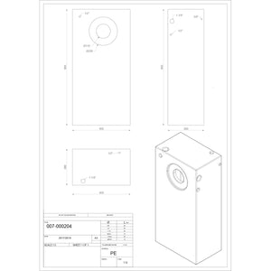 Serbatoio rigido neutro acqua tanica da campeggio e nautica 112 lt H28