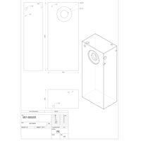 Serbatoio rigido neutro acqua tanica da campeggio e nautica 125 lt