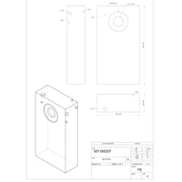 Serbatoio rigido neutro acqua tanica da campeggio e nautica 84 lt