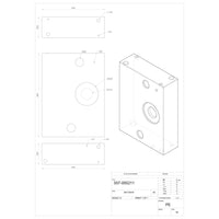 Serbatoio rigido neutro acqua tanica da campeggio e nautica 95 lt