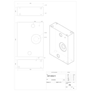 Serbatoio rigido neutro acqua tanica da campeggio e nautica 95 lt