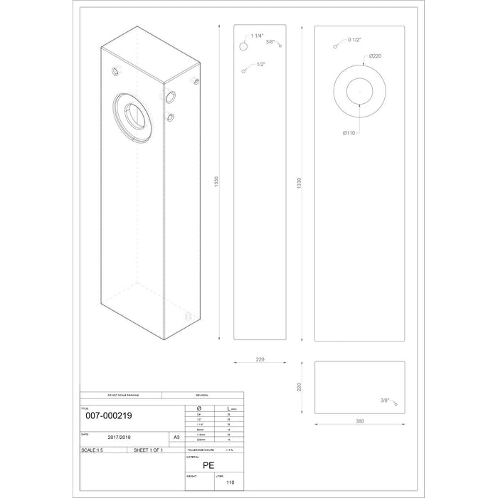 Serbatoio rigido neutro acqua tanica da campeggio e nautica 110 lt