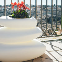 Vaso Grigio in resina 75x62 mod. Eden Pot