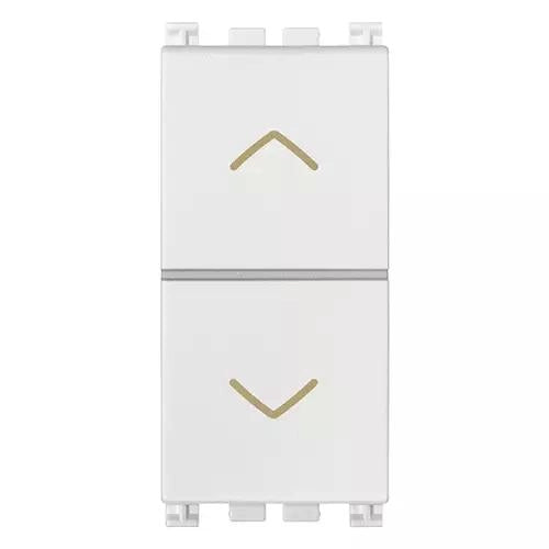 VIMAR ARKE - DUE PULSANTI INTERBLOCC.NO+NO 10A BIANCO