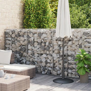 Gabbione con Copertura in Acciaio Zincato 600x50x150 cm 143582