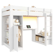 letto a castello legno massiccio e mdf bianco 105 x 205 cm