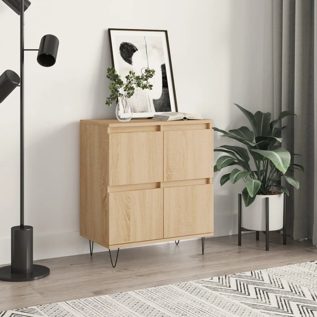 Credenza | Madia | Buffet da pranzo | Armadio da pranzo Rovere Sonoma 60x35x70 cm in Legno Multistrato