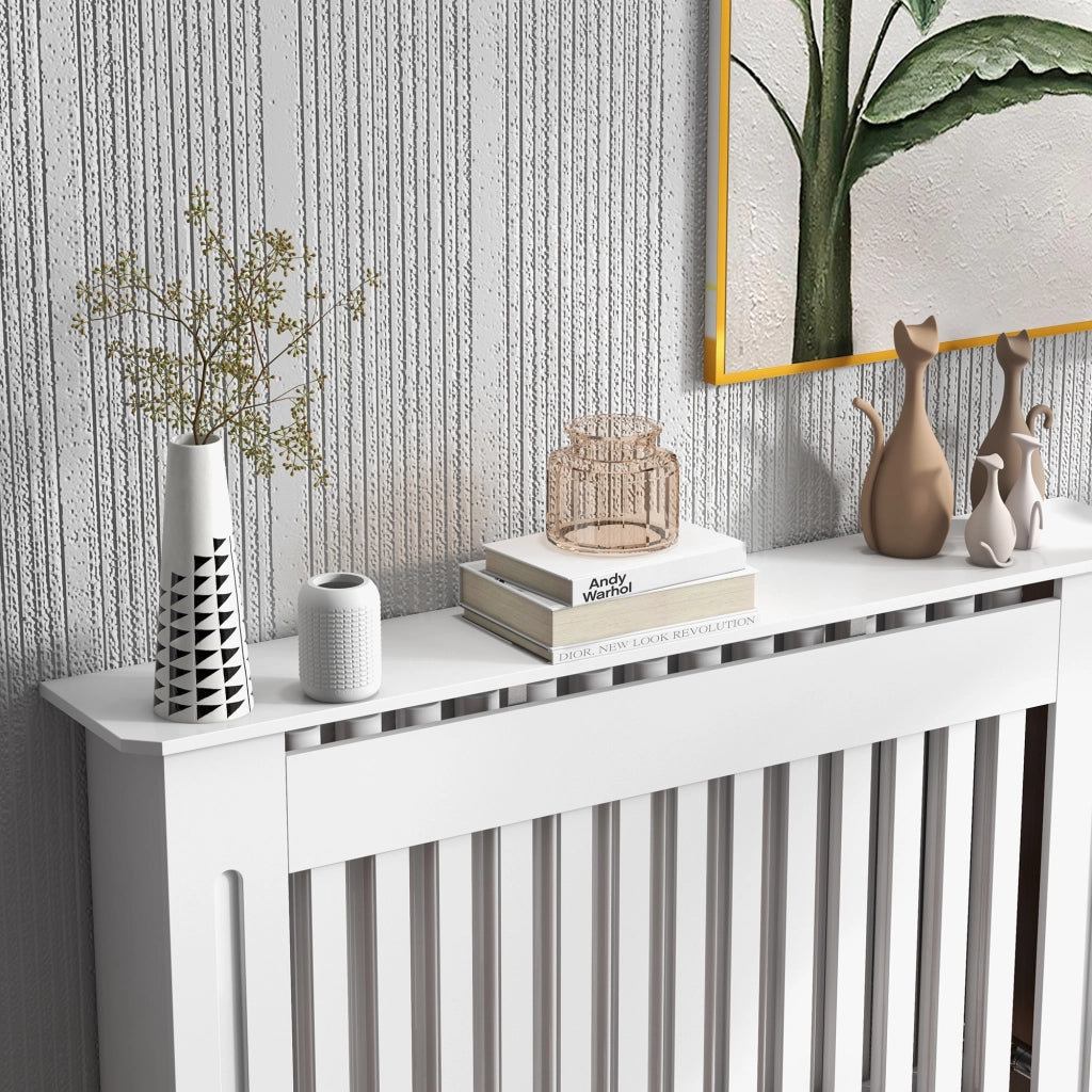 Copriradiatori Armadio ¨C zephmum ¨C Bianco 112x19x81 cm