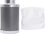 Filtro a carbon - Efficienza nella purificazione dell'aria - Dimensioni 33x17 cm - Materiale zinco - Ideale per sottoterra e garage