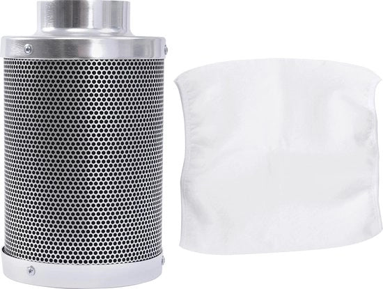 Filtro a carbon - Efficienza nella purificazione dell'aria - Dimensioni 33x17 cm - Materiale zinco - Ideale per sottoterra e garage