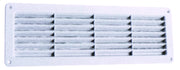 GRIGLIA DI AERAZIONE IN PLASTICA CON RETE  mm. 370x123 6.00 pz