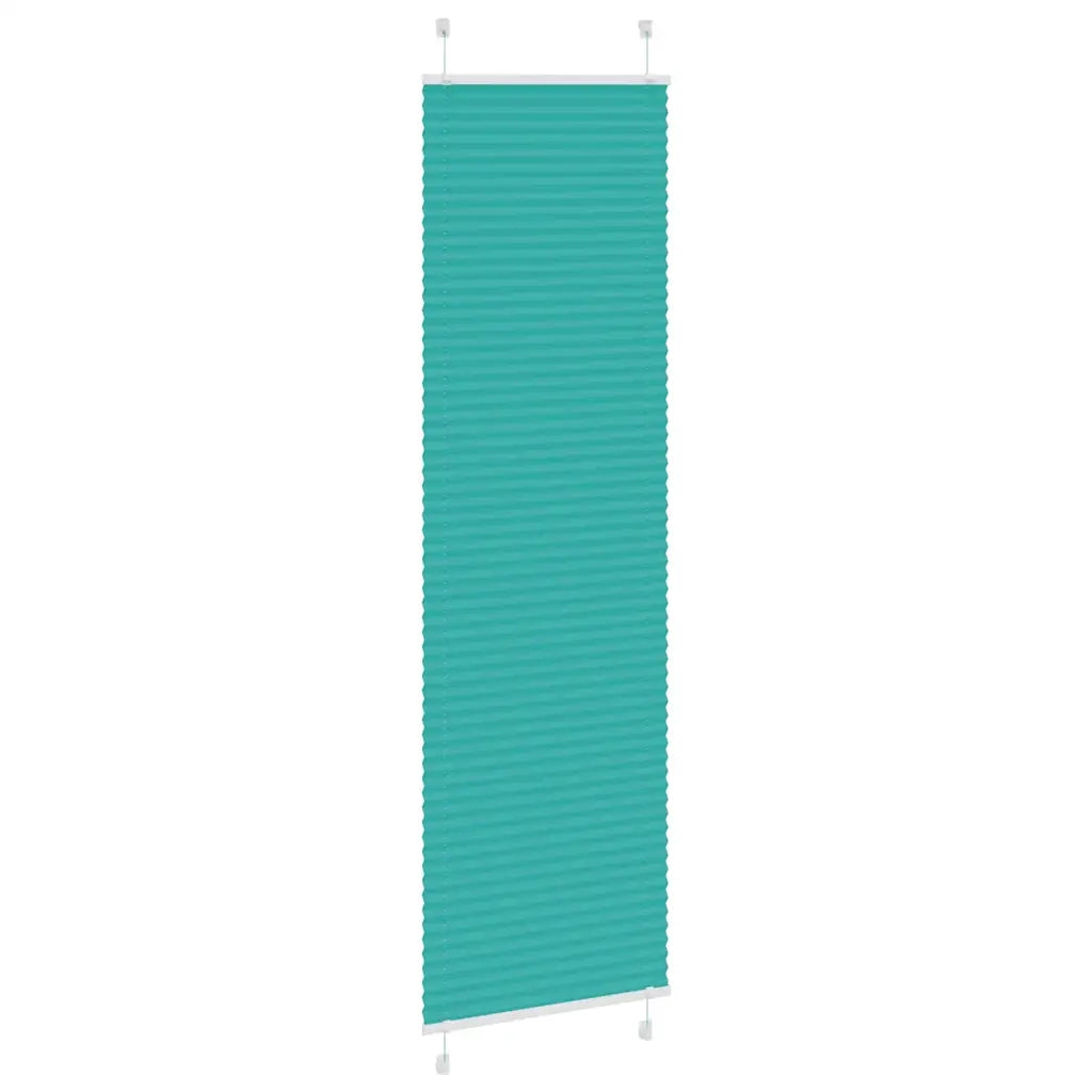 Tenda Plissettata Verde petrolio 65x200 cm Larghezza Tessuto 4015408