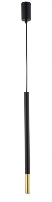 Lampada sospesa moderna nero-oro Sopel Due G9 Sigma