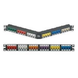 Pann.1u per 48 rj45 minicom nero - CPP48HDWBLY