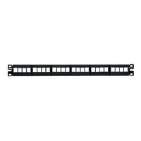 Pann.1u per 24 rj45u netkey nero - NKFP24Y