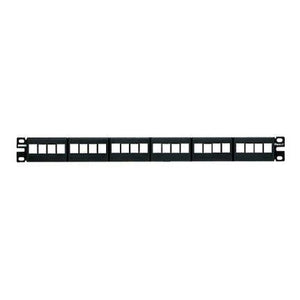 Pann.1u per 24 rj45u netkey nero - NKFP24Y