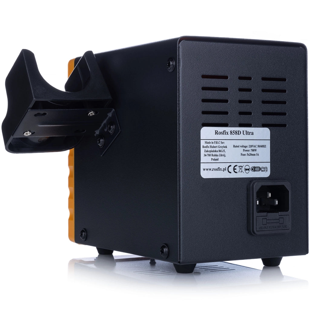Stazione Saldante Hot Air Rosfix 858D – 700W, 100-500°C, 120 l/min | 3 Memorie, 3 Ugelli