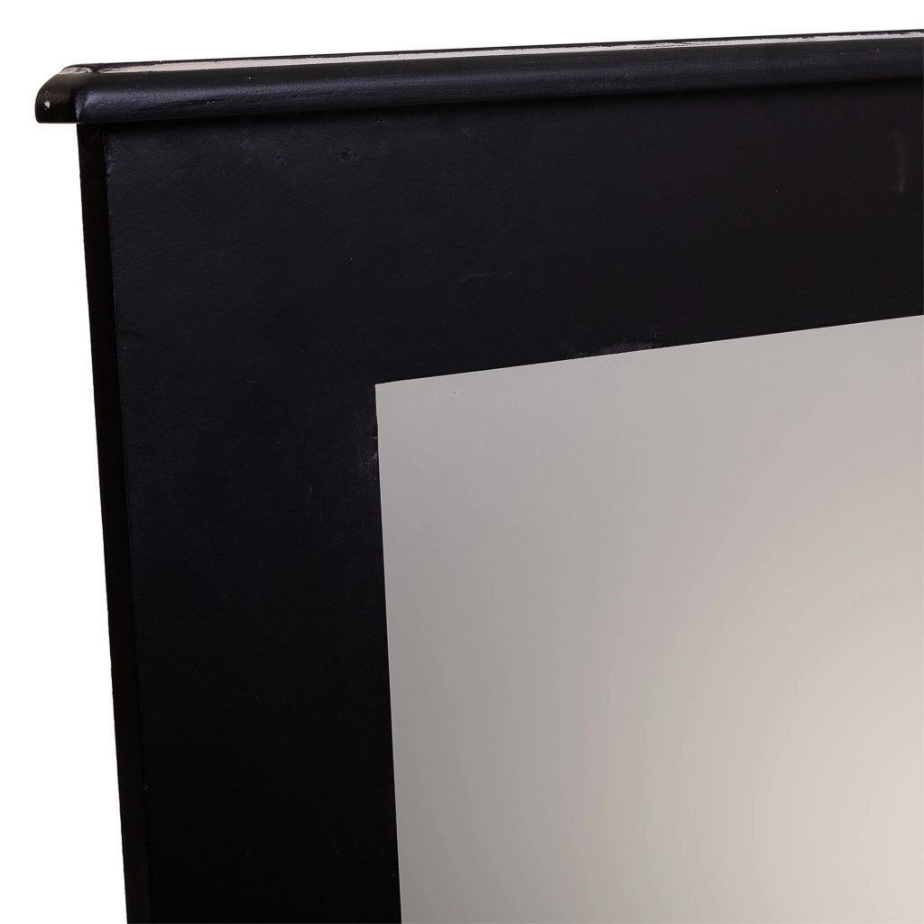 Specchio in legno nero 70x03x90h
