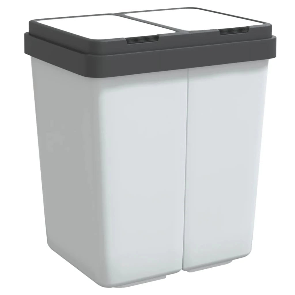 Pattumiera doppia 2 x 25 litri bianco 02_0043840