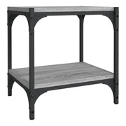 Mobile TV | Armadietto TV | Mobile Porta TV Grigio Sonoma 40x33x41 cm Legno Multistrato e Acciaio