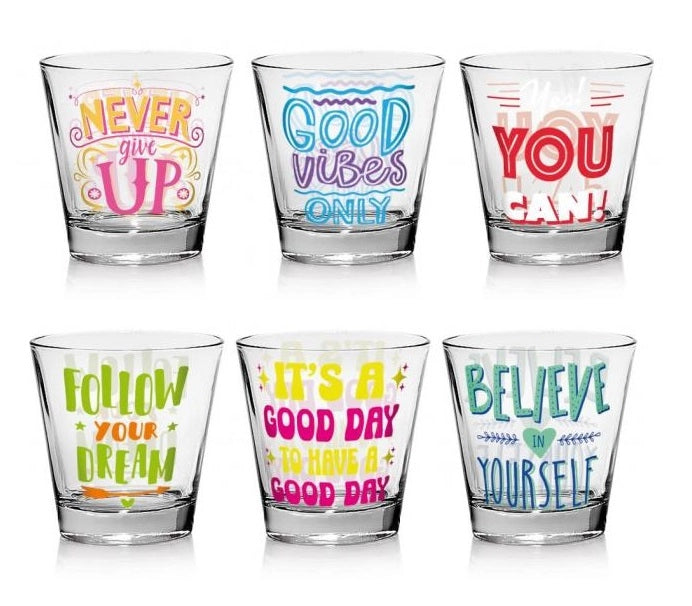 Set 6 Bicchieri da Tavola Acqua Vino Nadia Wow 250 ml Cerve