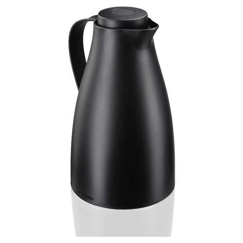 Leifheit 28541 Harmonic Caraffa Termica 1 L Vetro Doppia Parete Ermetica Bevande Calde 24h Fredde 36h colore Nero