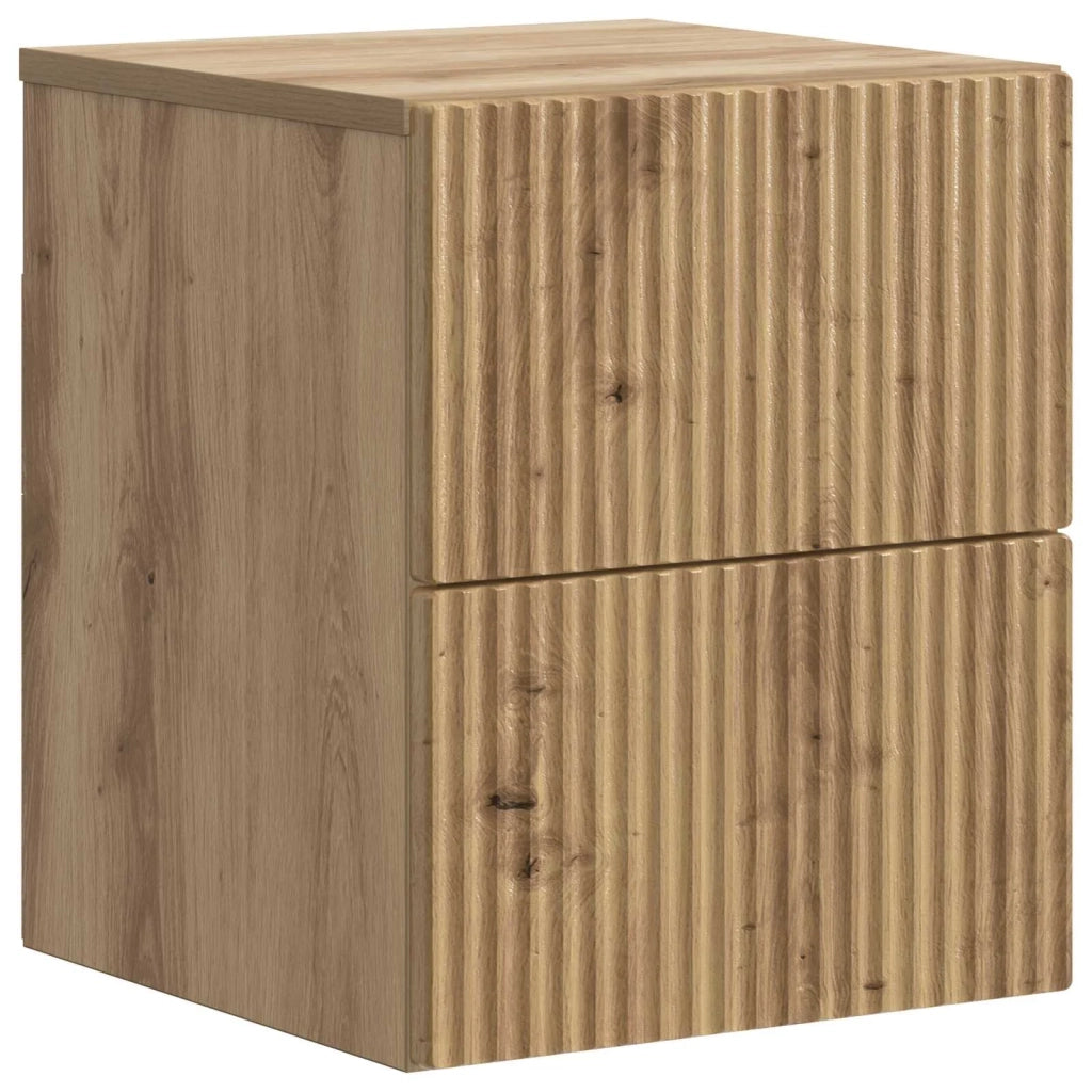 Mobiletto da notte a muro Rovere Artigianale 33 x 34,5 x 40 cm 898483