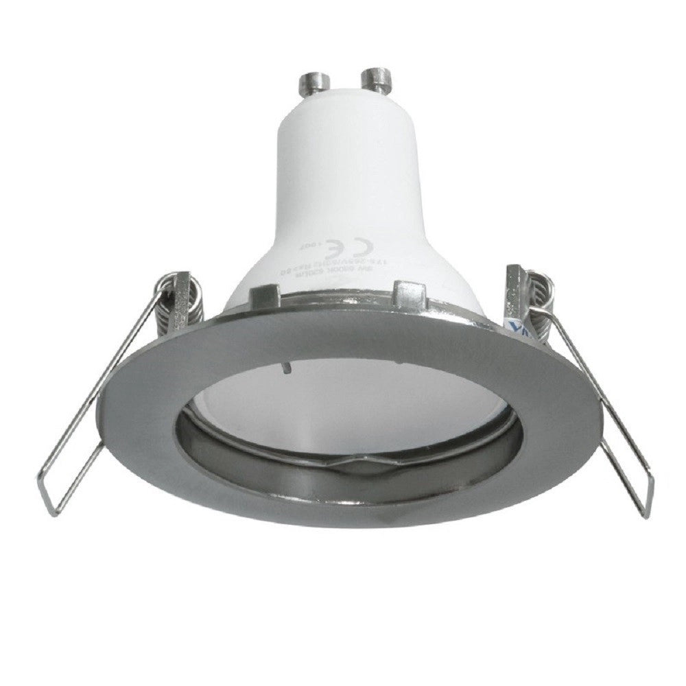 Trade Shop - Faretto Lampada Led 8 W Luce 3000k 4000k 6000k Incasso Tondo Gu10 Foro 6 Cm 220v -