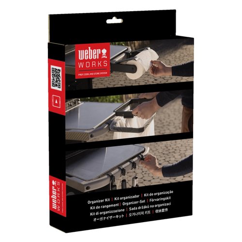 Kit organize appendibile per piastre premium slate da 76 cm weber 3400 - 3400106