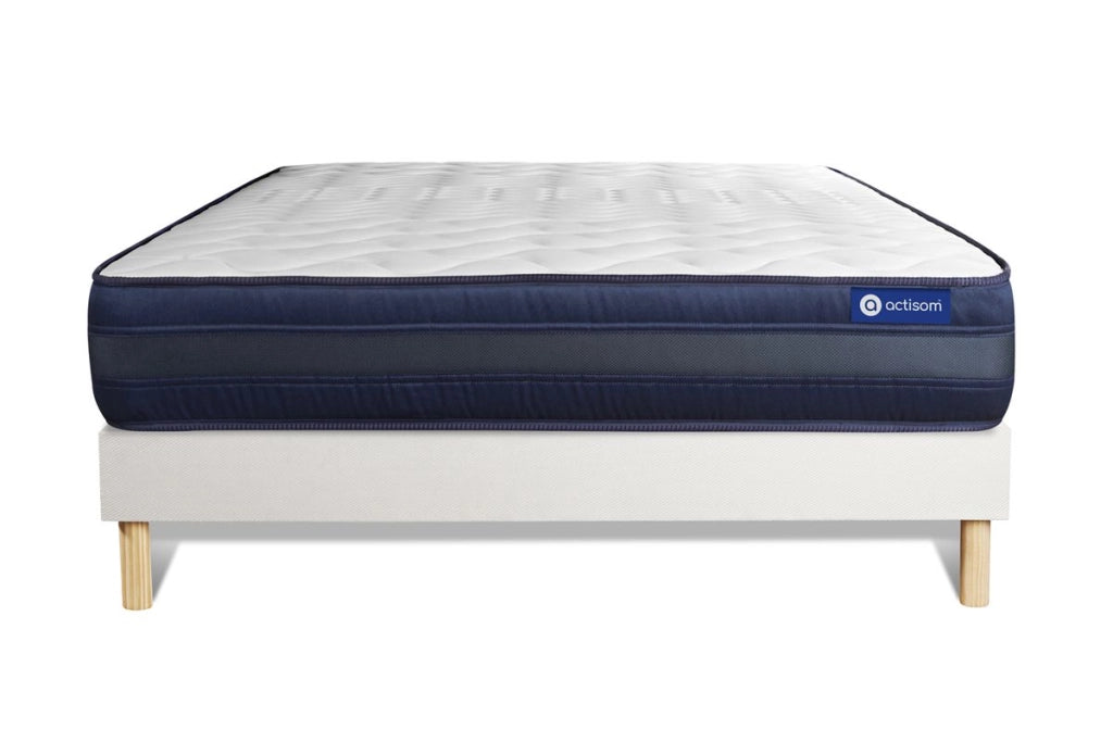 Kit rete e materasso Actiflex tech 130x190cm - Spessore : 24cm - Molle insacchettate e memory foam- molto rigido