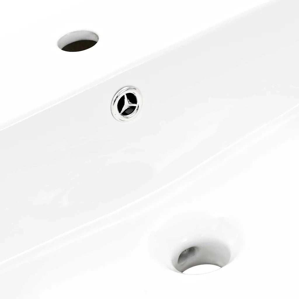 Lavabo Bianco 50 x 45 x 41 cm Ceramica Smaltata