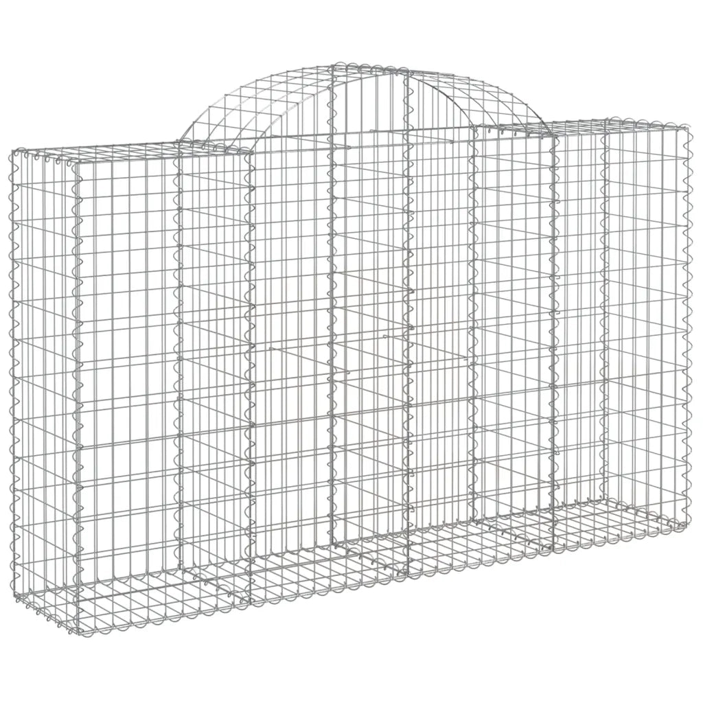Cesti Gabbioni ad Arco 40 pz 200x50x120/140 cm Ferro Zincatocod mxl 123999
