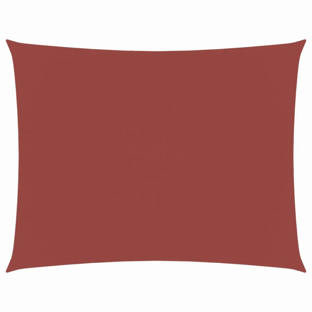 Vela Ombreggiante-Parasole a vela Oxford Rettangolare 4x5 m Terracotta