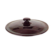 Vulcania 5673028 La Folgore Coperchio in Terracotta Smaltata 28 cm Lavastoviglie Microonde Made in Italy colore Marrone