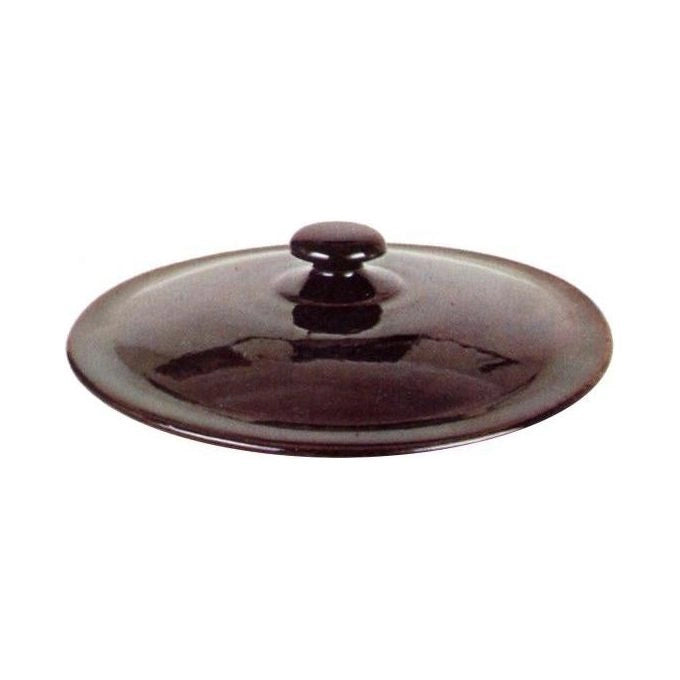 Vulcania 5673028 La Folgore Coperchio in Terracotta Smaltata 28 cm Lavastoviglie Microonde Made in Italy colore Marrone