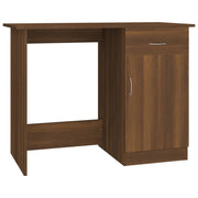 Scrivania tavolo postazione di lavoro mobile per computer studio rovere 100 x 50 x 76 cm legno ingegnerizzato marrone 02_0023600
