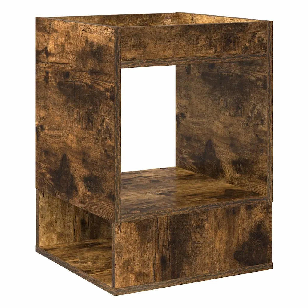 Tavolino Rovere fumé 40 x 40 x 56 cm Legno ingegnerizzato 890952