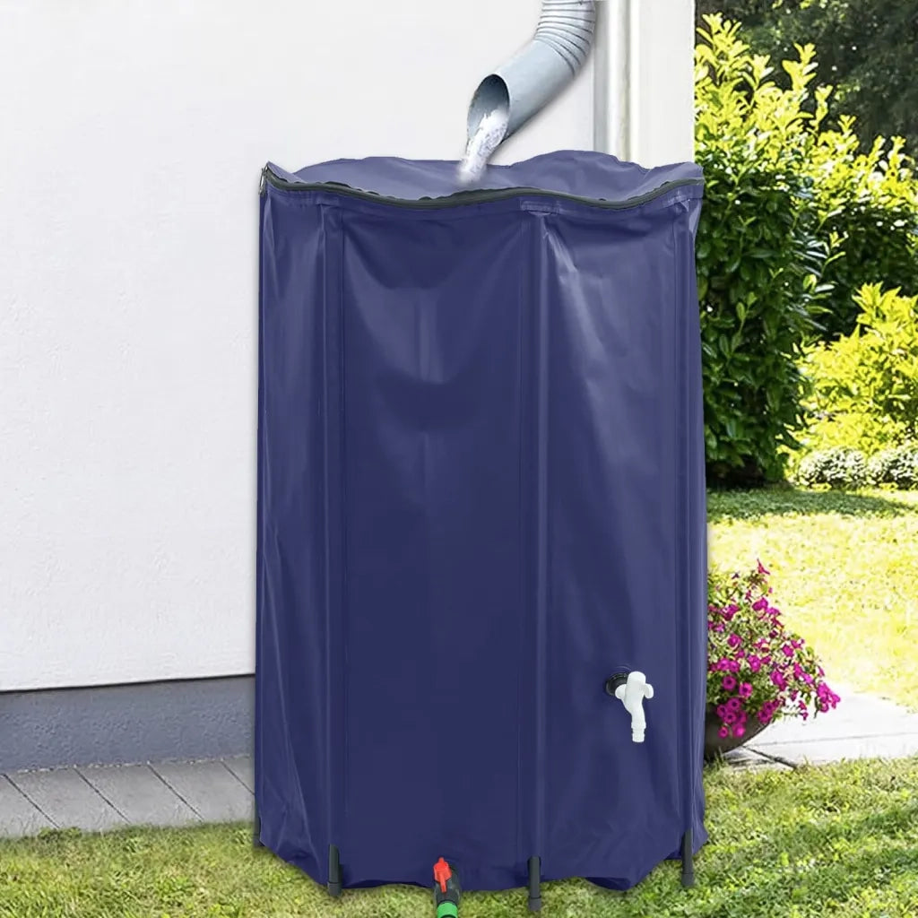 Serbatoio Acqua con Rubinetto Pieghevole 1000 L in PVC CFW6050041