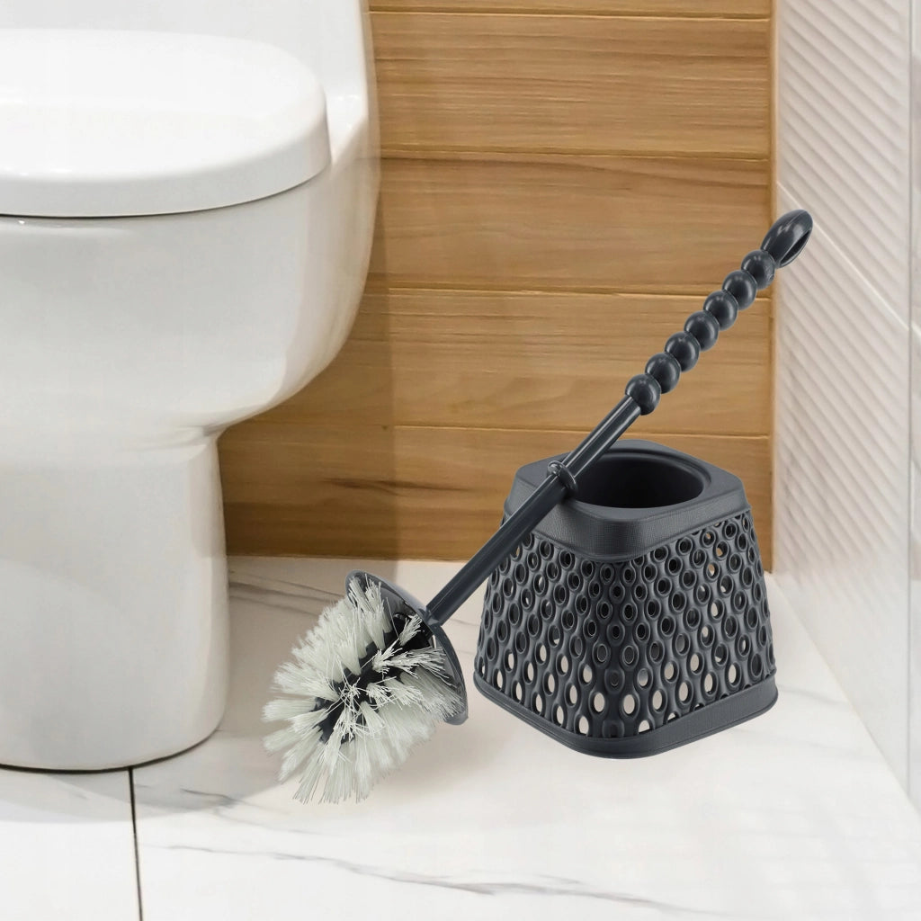 Spazzolino per WC KADAX grigio WC autoportante in plastica