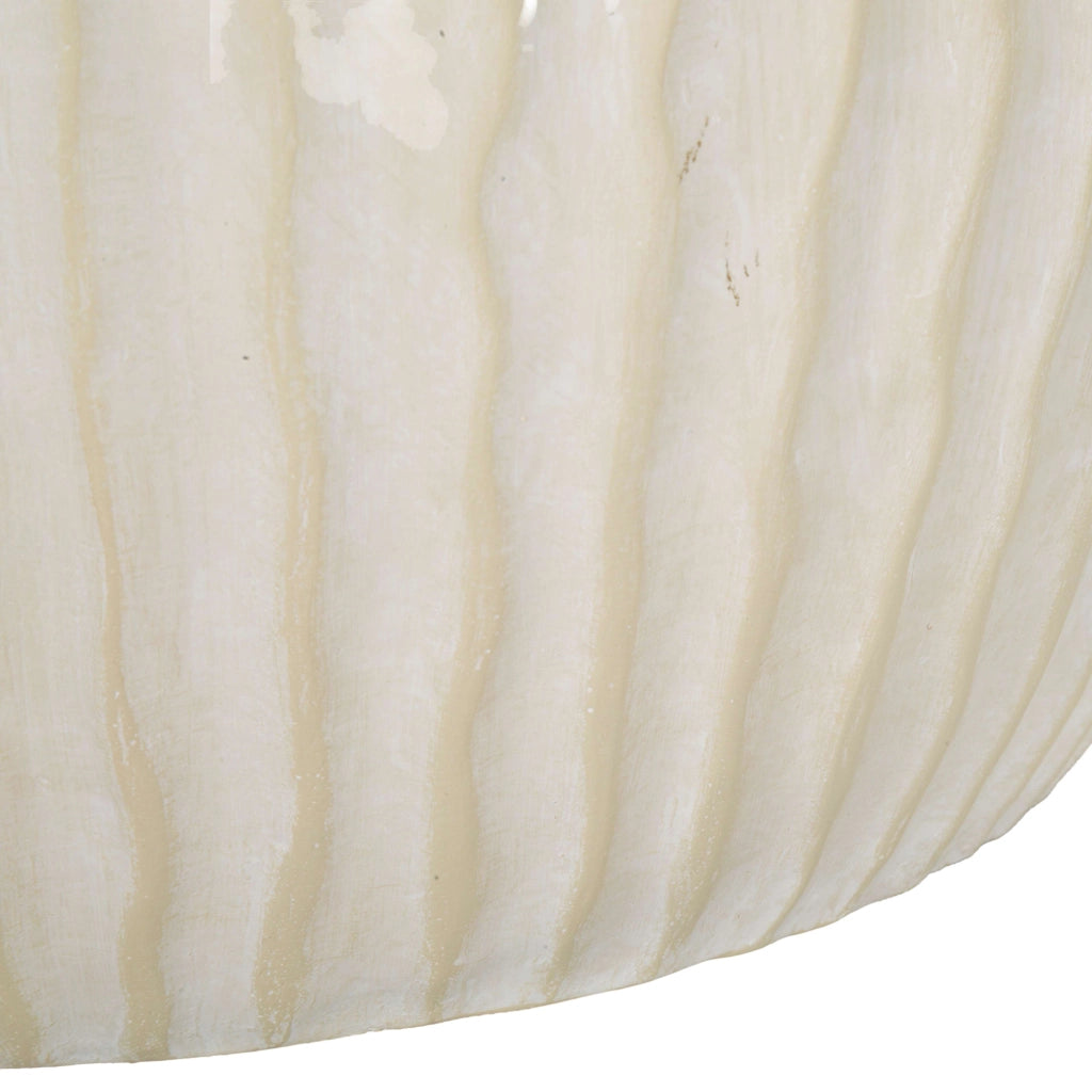 Galo, Vaso Texture Irregolare, Bianco Crema