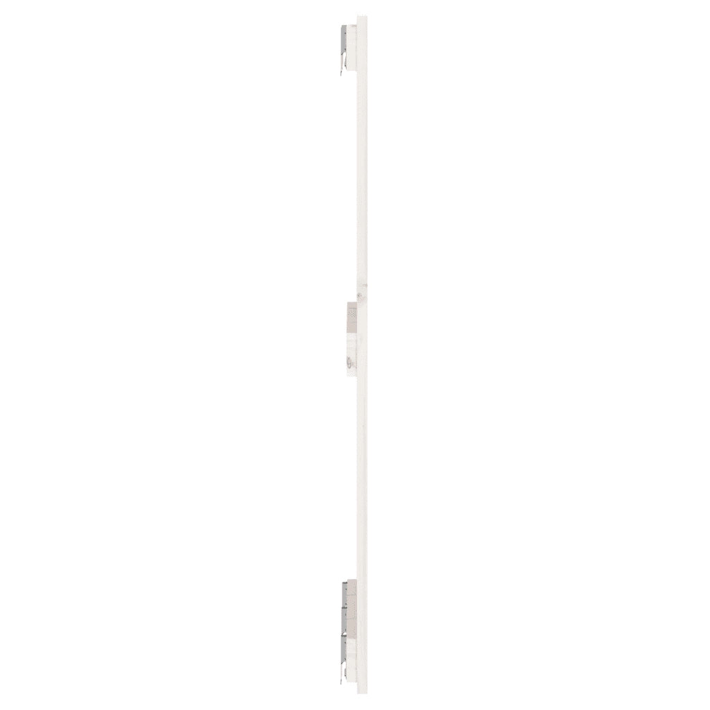 Testiera | Testata da Parete Bianca 140x3x90 cm in Legno Massello di Pino