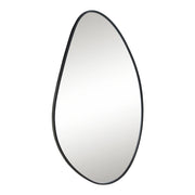 Specchio decorativo moderno da parete 82 x 46 cm nero 03_0010182