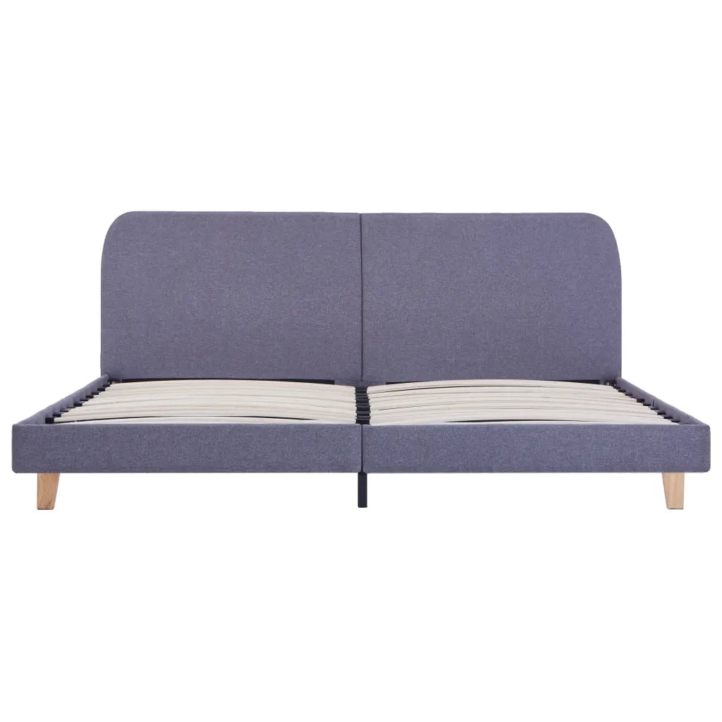 Letto matrimoniale | Letto per adulti | Giroletto senza Materasso Grigio Chiaro 180x200 cm Tessuto