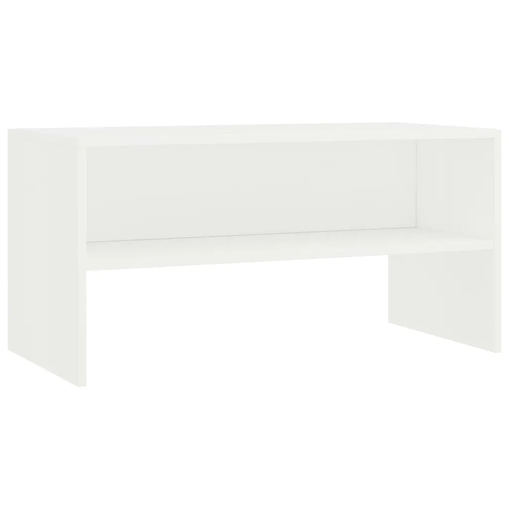 Mobile TV Bianco 80x40x40 cm in Truciolato