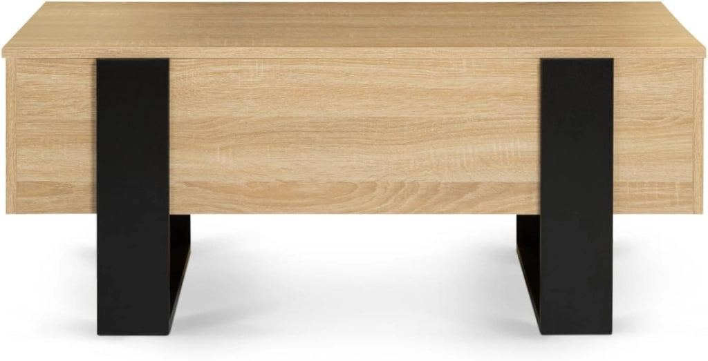 Tavolino PHOENIX in legno e nero