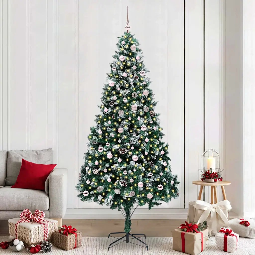 Albero di Natale | Decorazioni natalizie artificiale con 300 LED Verde 240 cm