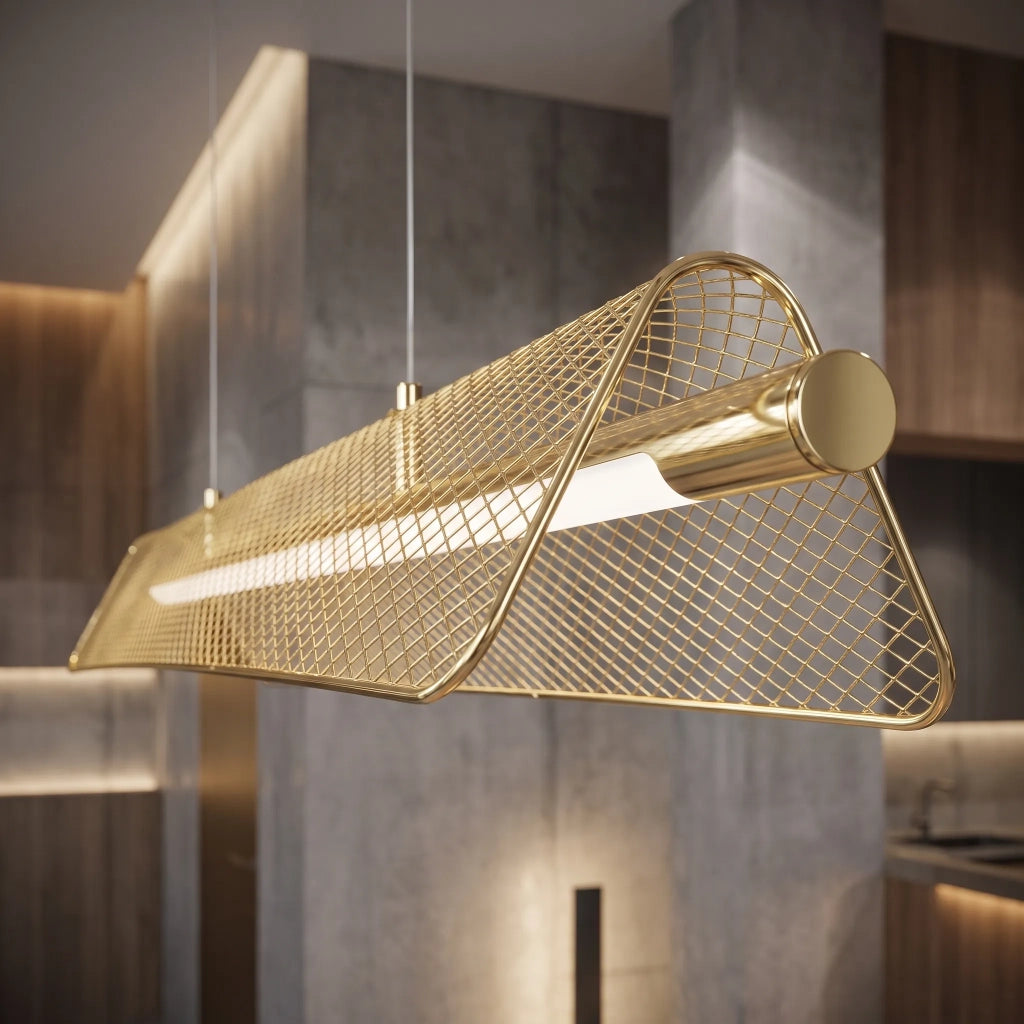 Lampada A Sospensione Da Soffitto A Led App1943-cp Gold