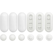Set di 12 accessori per sedile del water, paraurti di ricambio p